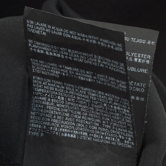 Balenciaga Black Crepe Back-Pleat Sleeveless Dress - Picture 9 of 9